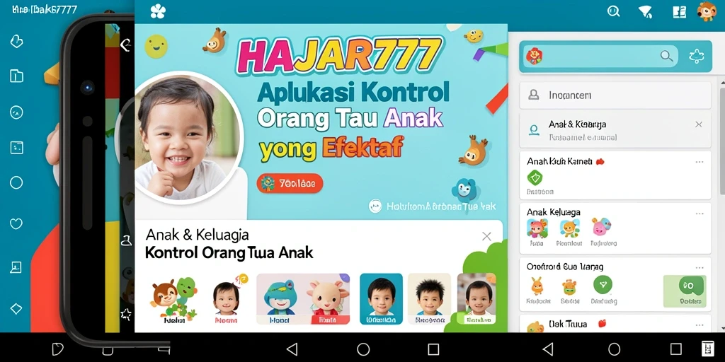 Antarmuka intuitif HAJAR777 untuk kontrol orang tua yang mudah digunakan.