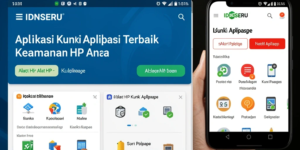 Tampilan antarmuka IDNSERU yang modern dan fungsional.