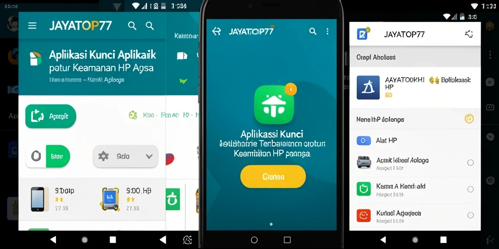 Antarmuka JAYATOP77 yang ramah pengguna untuk mengunci aplikasi.