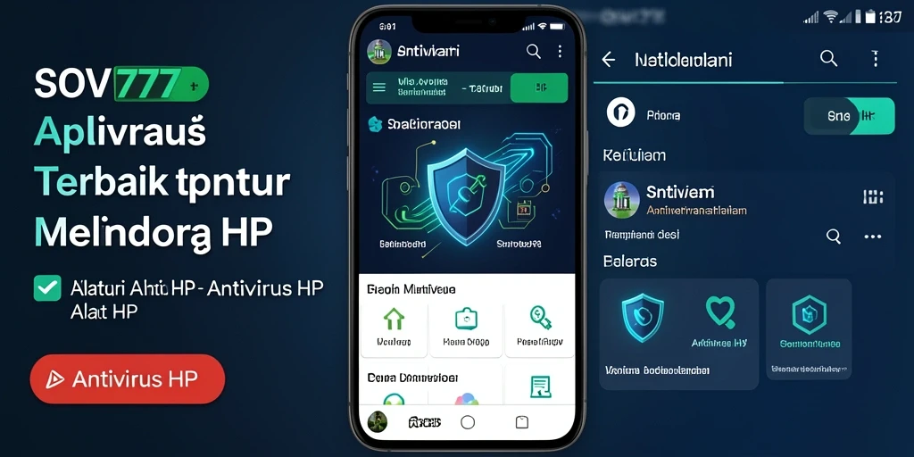 Antarmuka aplikasi <strong>SOV777</strong> dengan fitur pemindaian antivirus yang lengkap.